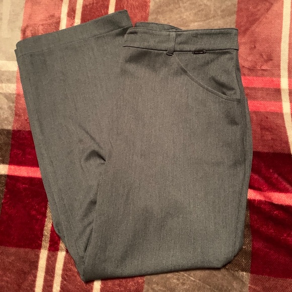 St. John Gray Wide Trousers